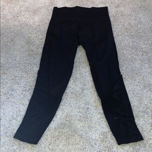 Victoria’s Secret black cut out ankle leggings